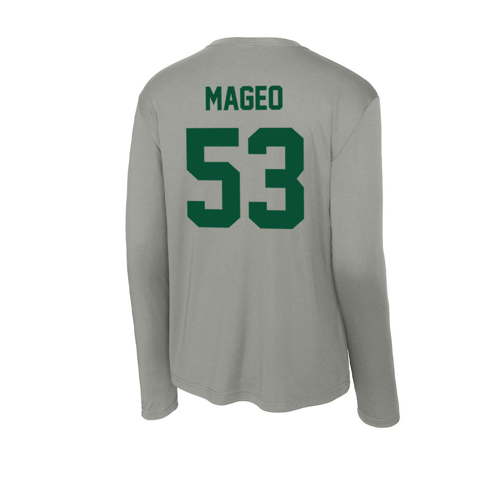 Baylor - NCAA Football : Ronnie Mageo - Activewear Long Sleeve T-Shirt-1