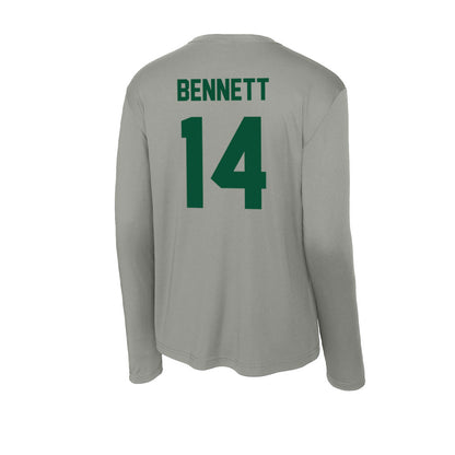 Baylor - NCAA Football : Nate Bennett - Activewear Long Sleeve T-Shirt-1