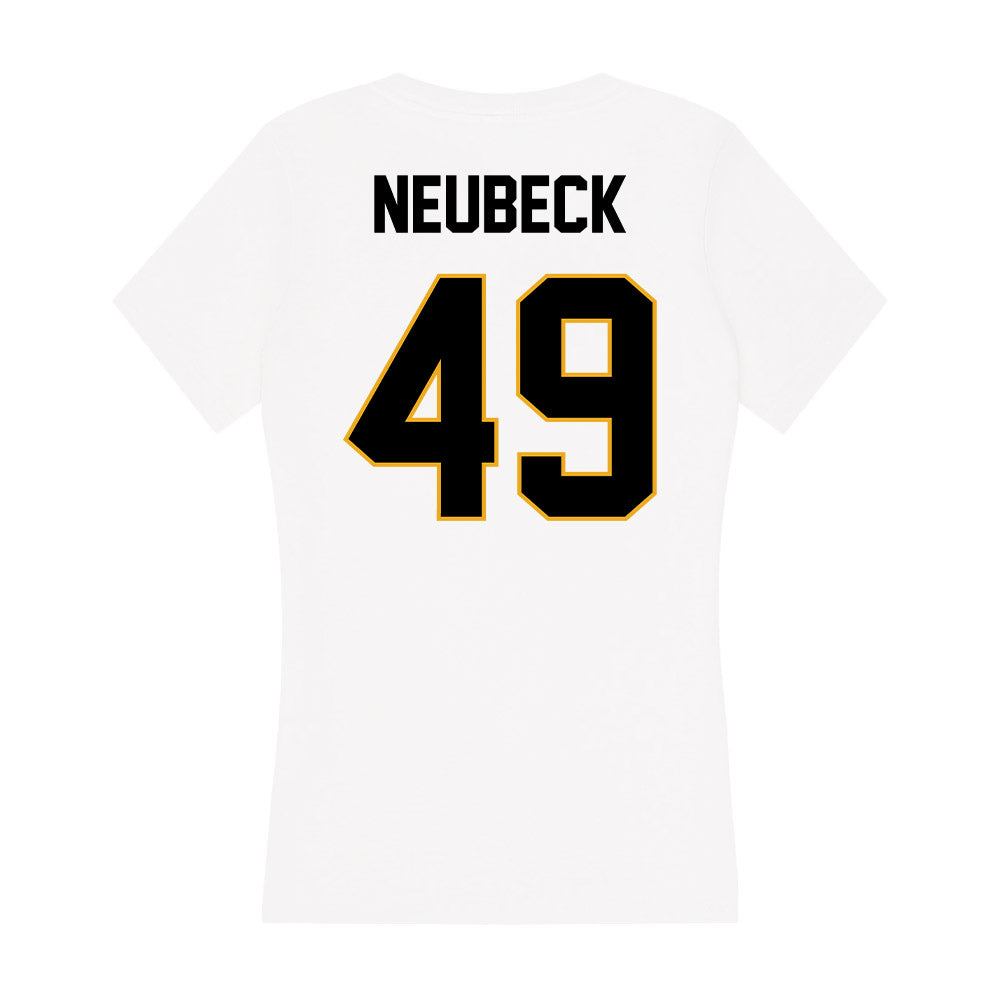 Missouri - NCAA Baseball : Tony Neubeck - Women's V-Neck T-Shirt-1