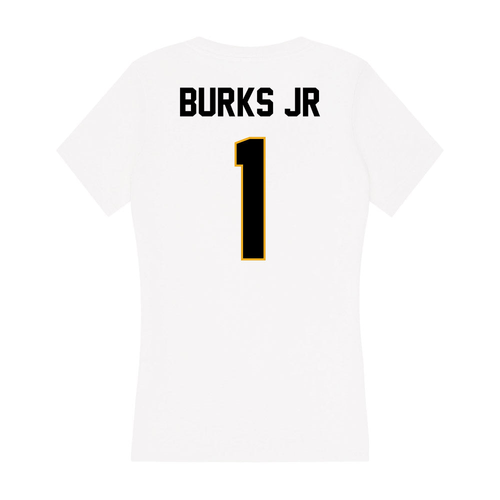 Missouri - NCAA Football : Marvin Burks Jr - Women's V-Neck T-Shirt-1