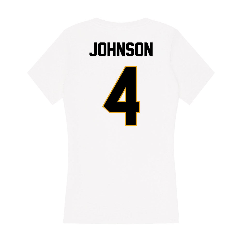 Missouri - NCAA Football : Trevez Johnson - Women's V-Neck T-Shirt-1