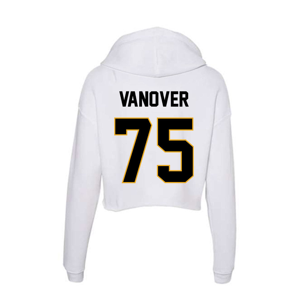 Missouri - NCAA Men's Basketball : Connor Vanover - Women's Crop Fleece Hoodie-1