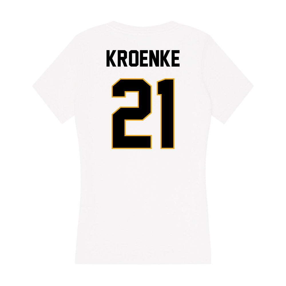 Missouri - NCAA Women's Basketball : Averi Kroenke - Women's V-Neck T-Shirt-1