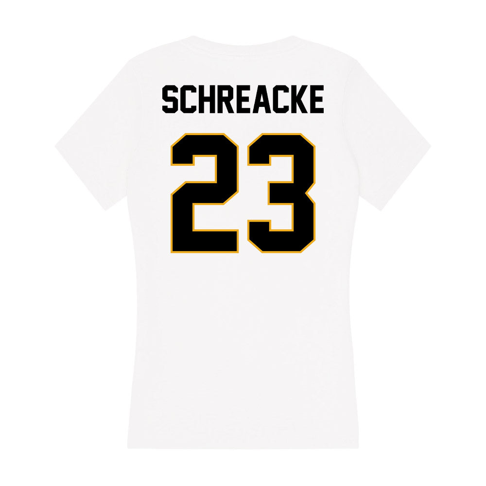 Missouri - NCAA Women's Basketball : Abbey Schreacke - Women's V-Neck T-Shirt-1