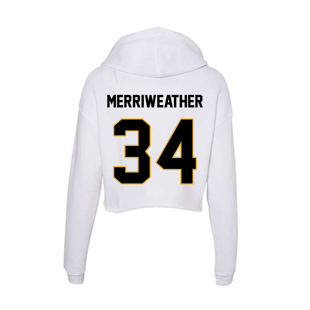 Missouri - NCAA Football : Ricardo Merriweather - Women's Crop Fleece Hoodie-1