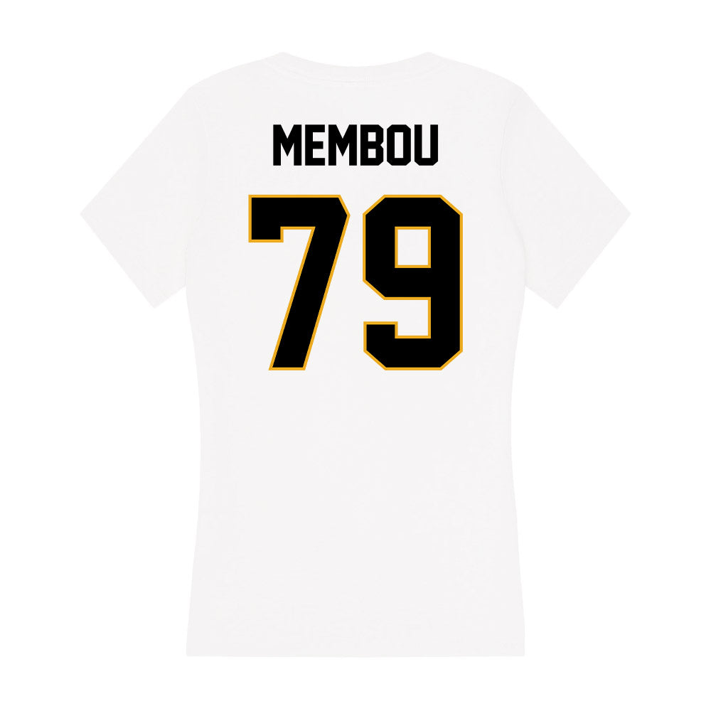 Missouri - NCAA Football : Armand Membou - Women's V-Neck T-Shirt-1