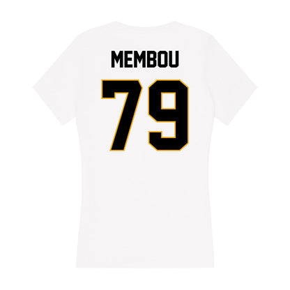 Missouri - NCAA Football : Armand Membou - Women's V-Neck T-Shirt-1