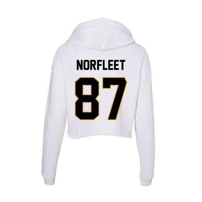 Missouri - NCAA Football : Brett Norfleet - Women's Crop Fleece Hoodie-1