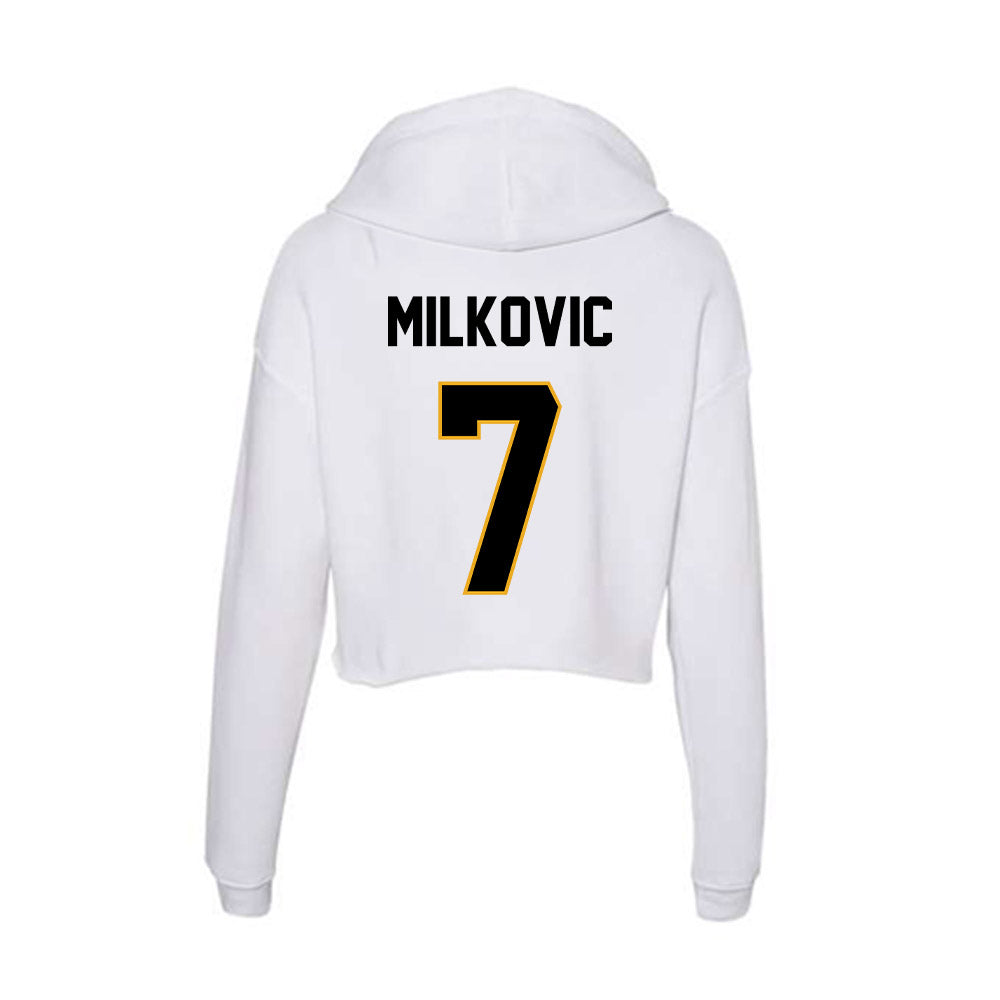 Missouri - NCAA Women's Basketball : Lucija Milkovic - Women's Crop Fleece Hoodie-1