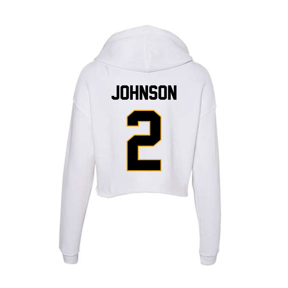 Missouri - NCAA Football : Marquis Johnson - Women's Crop Fleece Hoodie-1