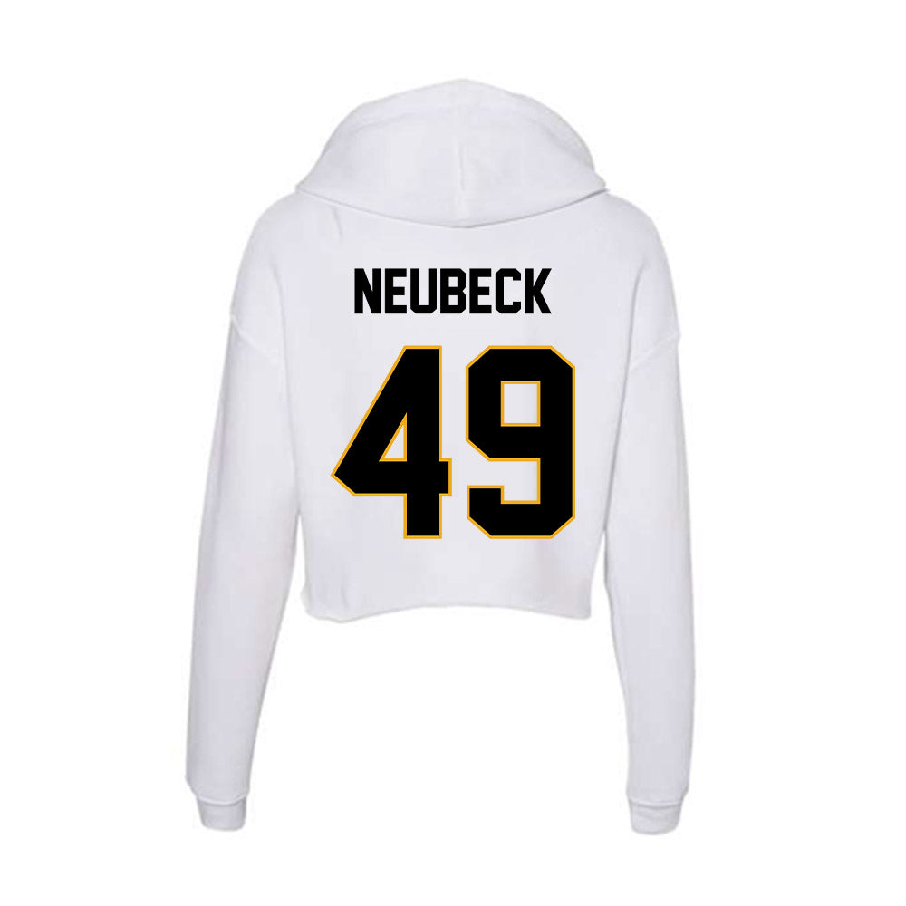 Missouri - NCAA Baseball : Tony Neubeck - Women's Crop Fleece Hoodie-1