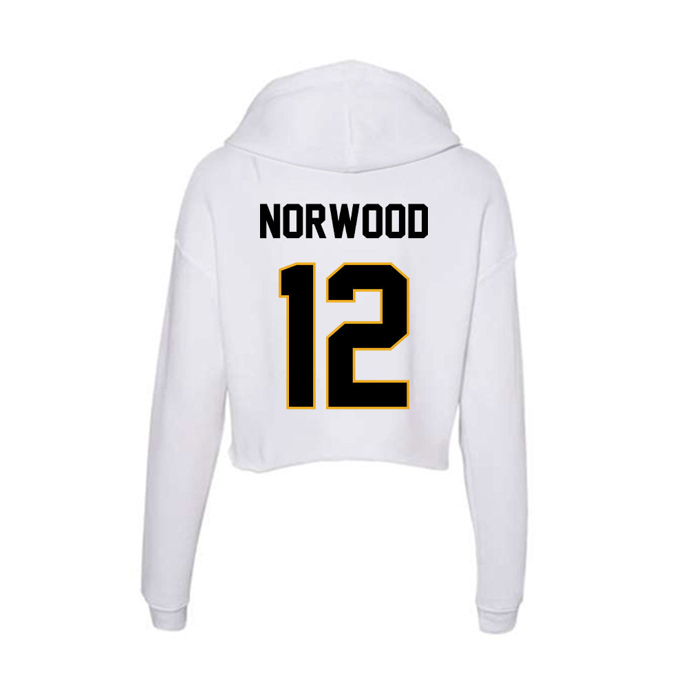 Missouri - NCAA Football : Dreyden Norwood - Women's Crop Fleece Hoodie-1