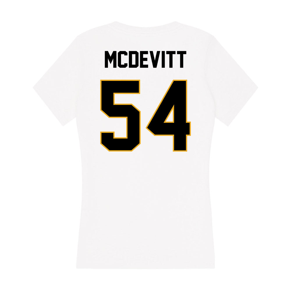 Missouri - NCAA Baseball : Josh McDevitt - Women's V-Neck T-Shirt-1