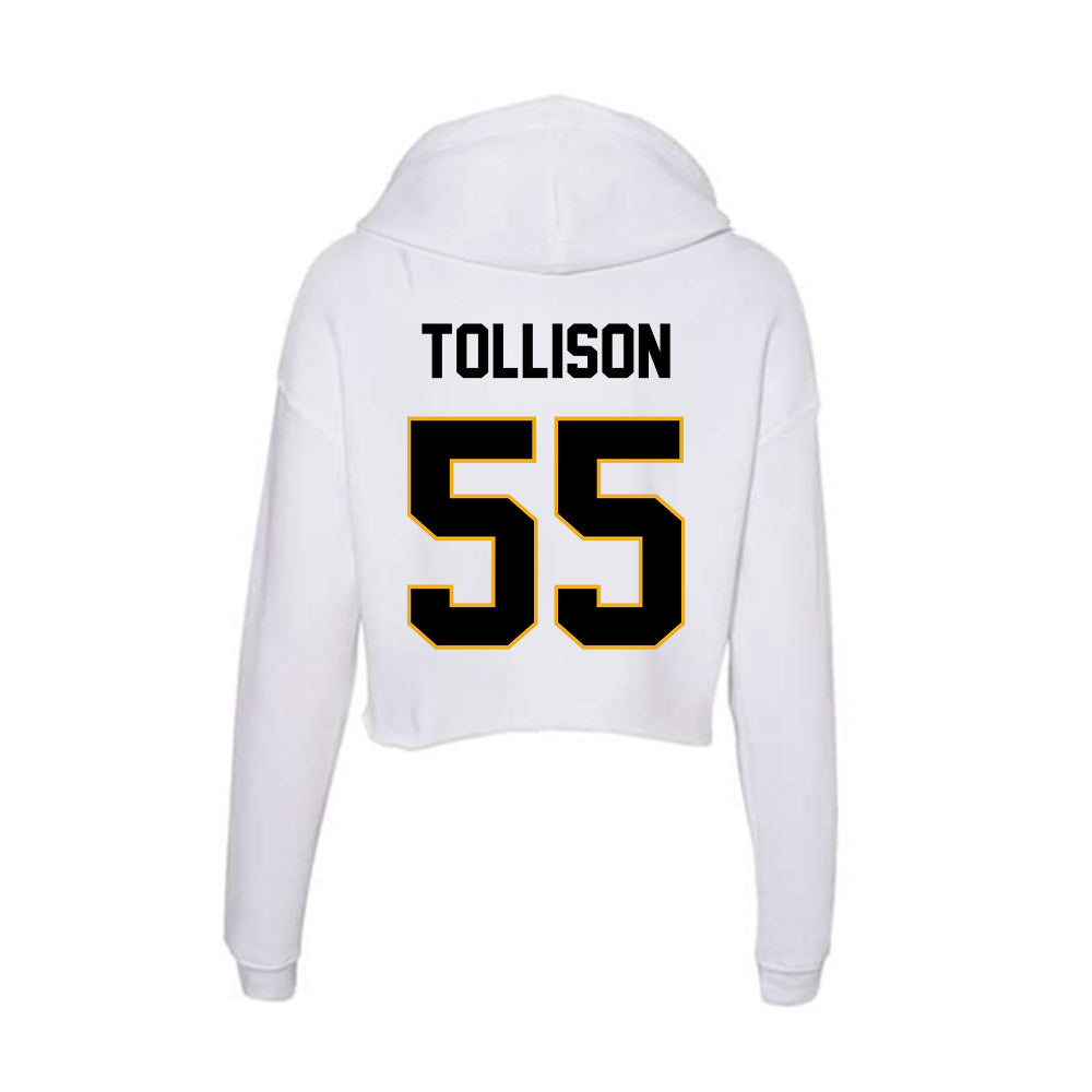 Missouri - NCAA Football : Connor Tollison - Women's Crop Fleece Hoodie-1