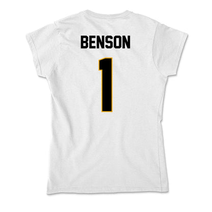 Missouri - NCAA Baseball : Cameron Benson - Soft Style Women’s T-Shirt-1