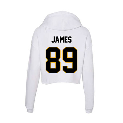 Missouri - NCAA Football : Jude James - Women's Crop Fleece Hoodie-1