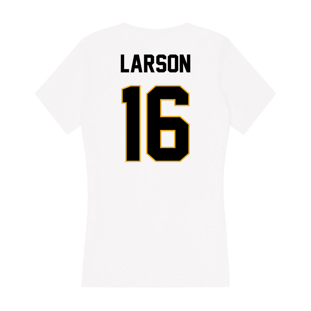 Missouri - NCAA Women's Soccer : Jessica Larson - Women's V-Neck T-Shirt-1