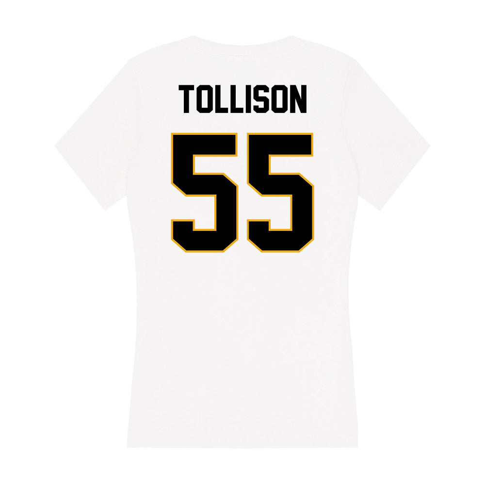 Missouri - NCAA Football : Connor Tollison - Women's V-Neck T-Shirt-1