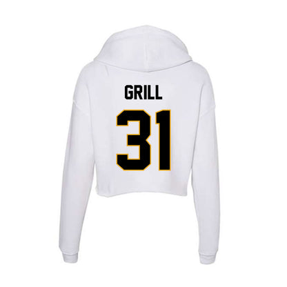 Missouri - NCAA Men's Basketball : Caleb Grill - Women's Crop Fleece Hoodie-1