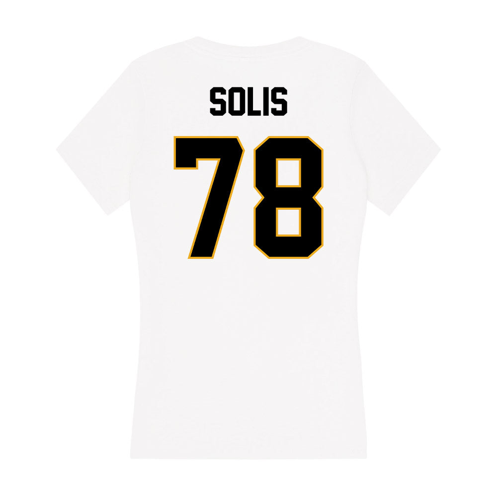 Missouri - NCAA Football : Brandon Solis - Women's V-Neck T-Shirt-1