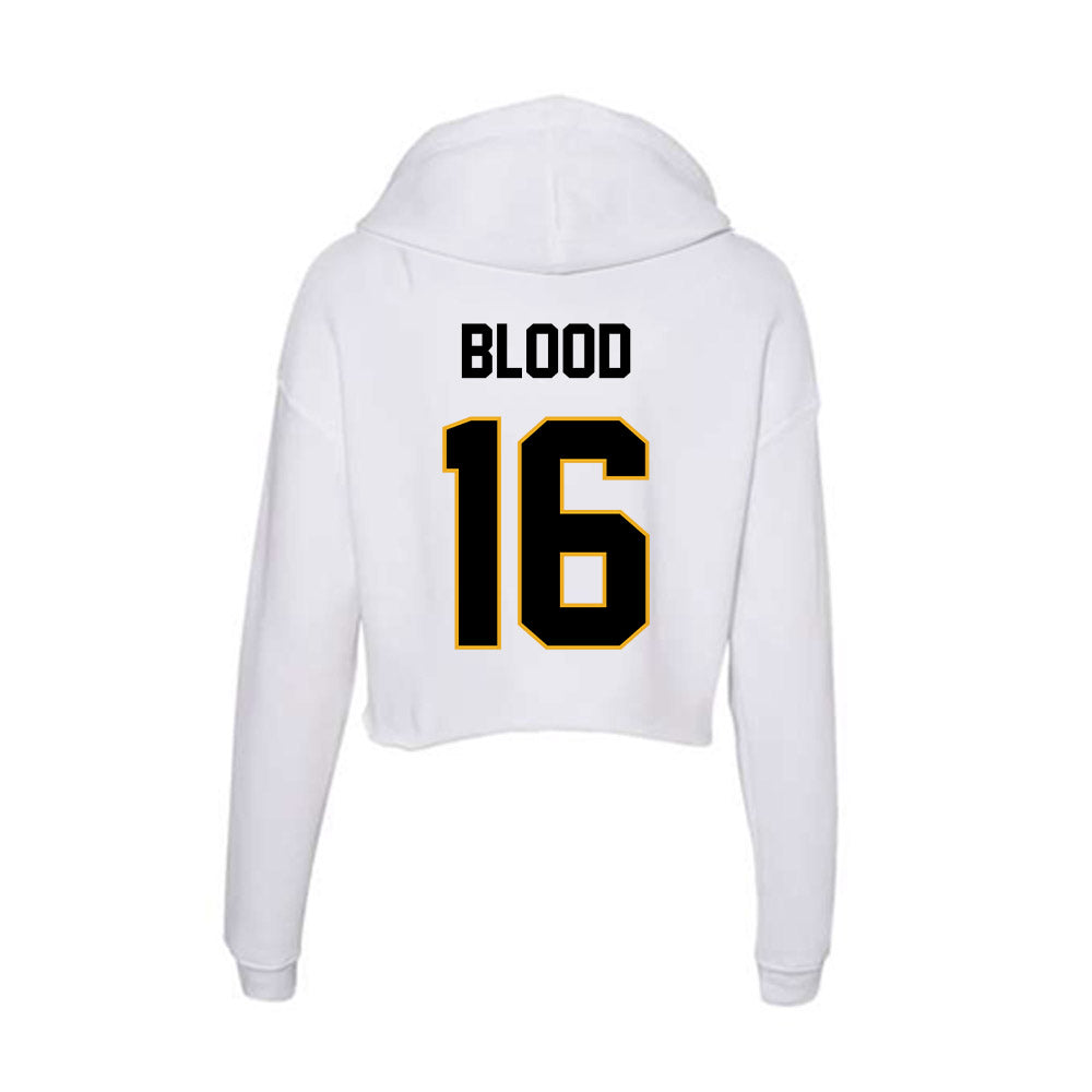 Missouri - NCAA Football : Daniel Blood - Women's Crop Fleece Hoodie-1