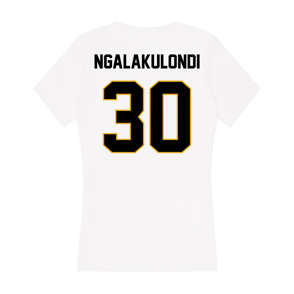 Missouri - NCAA Women's Basketball : Angelique Ngalakulondi - Women's V-Neck T-Shirt-1