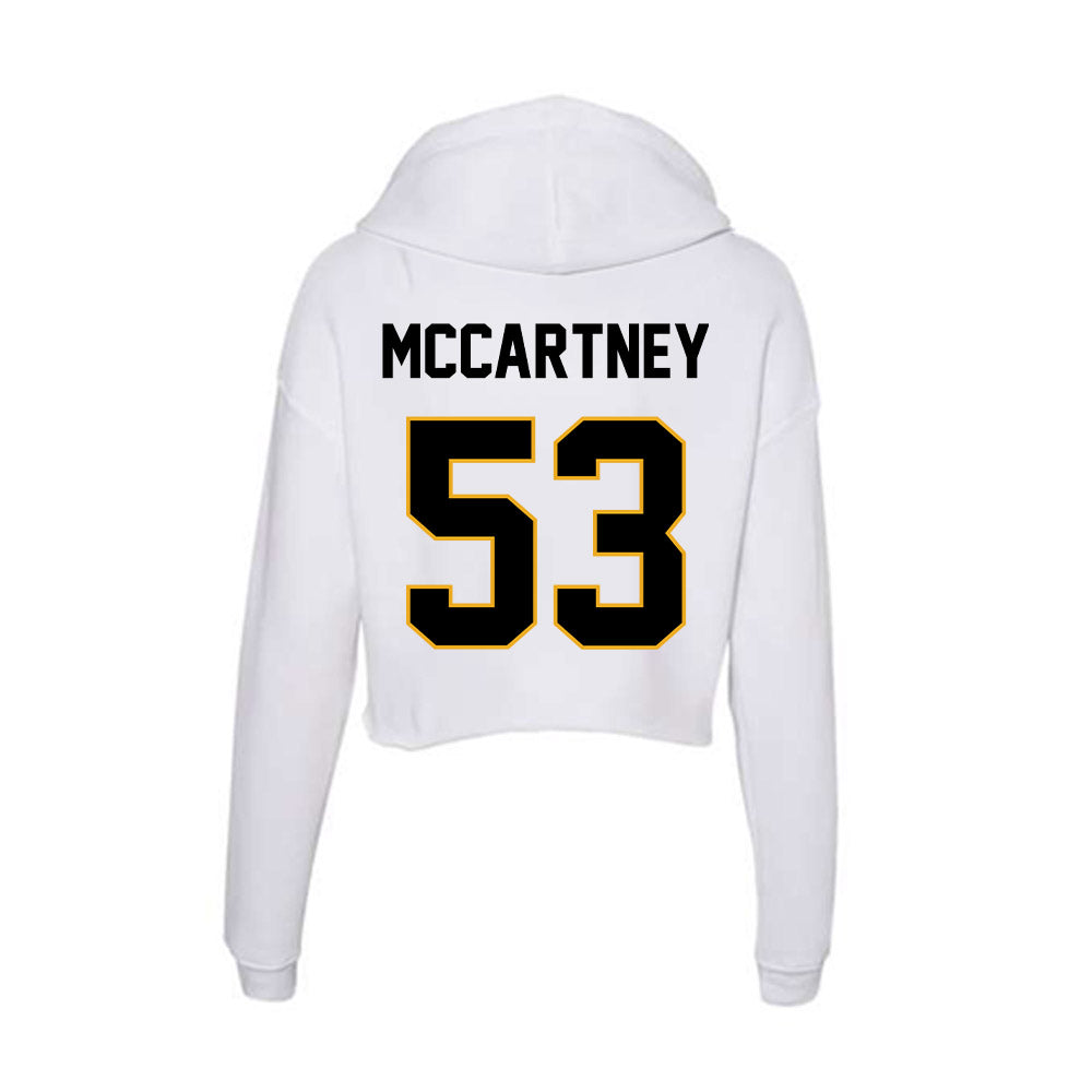 Missouri - NCAA Baseball : Seth McCartney - Women's Crop Fleece Hoodie-1