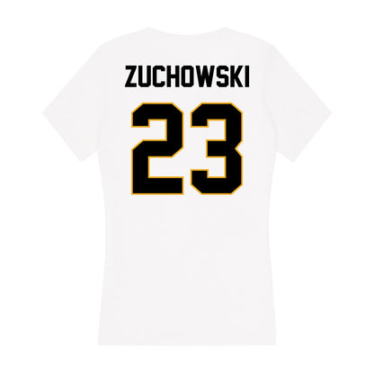 Missouri - NCAA Women's Soccer : Elena Zuchowski - Women's V-Neck T-Shirt-1