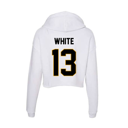 Missouri - NCAA Women's Volleyball : Sarah White - Women's Crop Fleece Hoodie-1