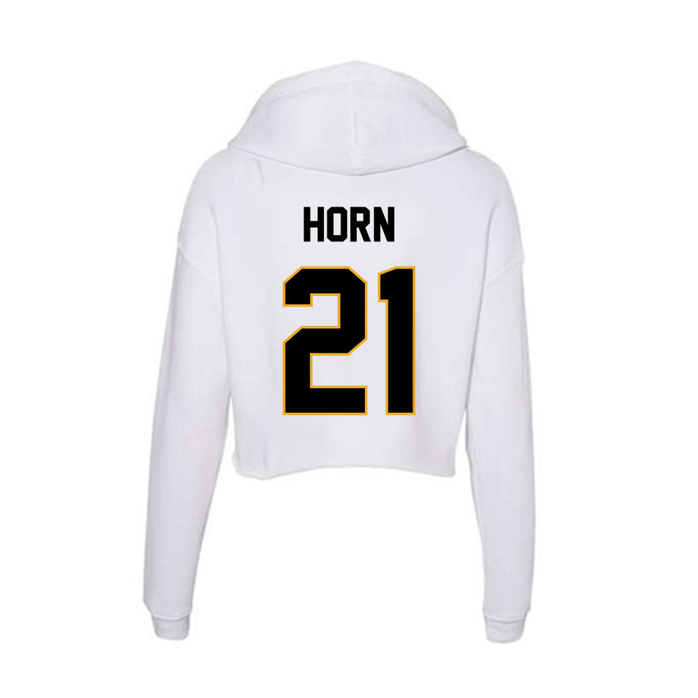 Missouri - NCAA Baseball : Sam Horn - Women's Crop Fleece Hoodie-1