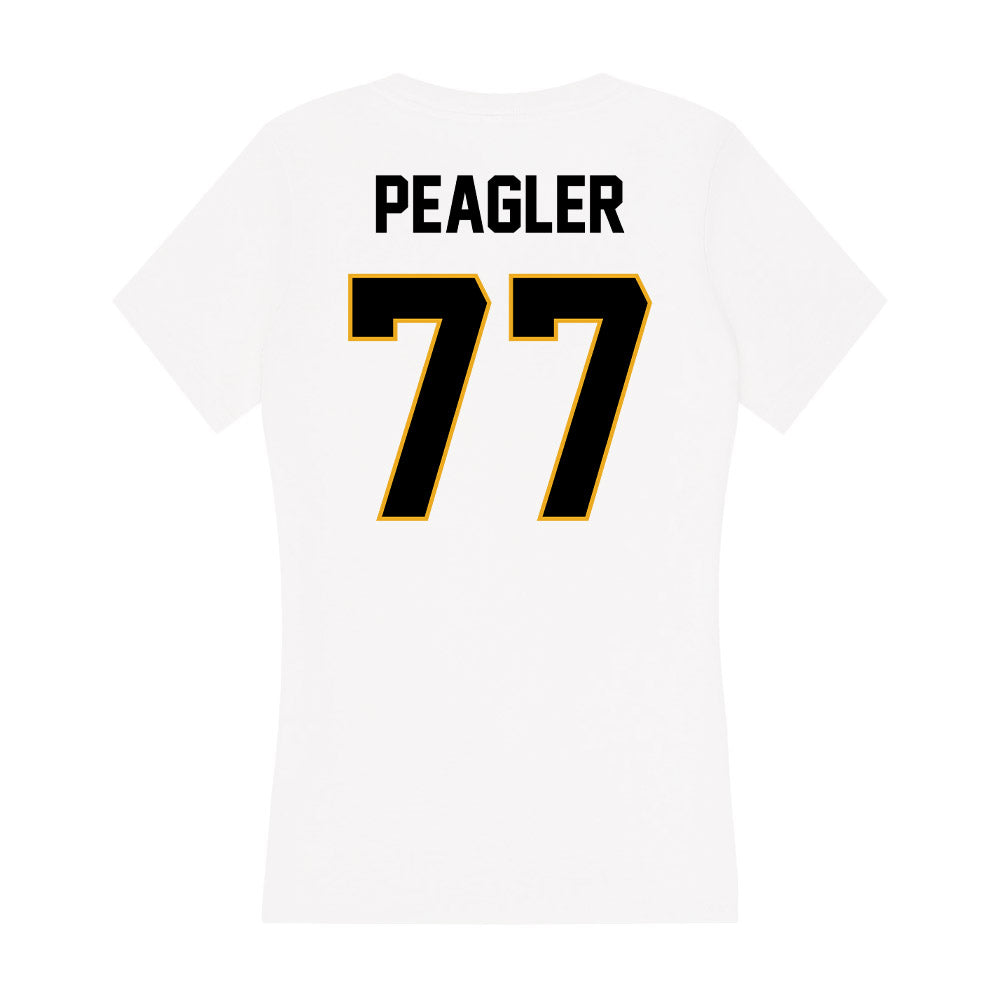 Missouri - NCAA Football : Curtis Peagler - Women's V-Neck T-Shirt-1