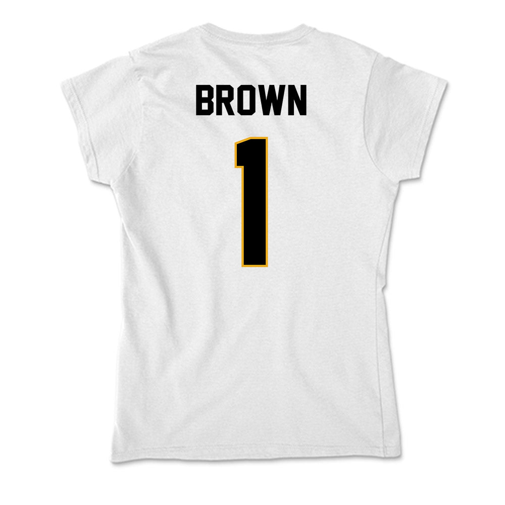 Missouri - NCAA Women's Basketball : DeMyla Brown - Soft Style Women’s T-Shirt-1