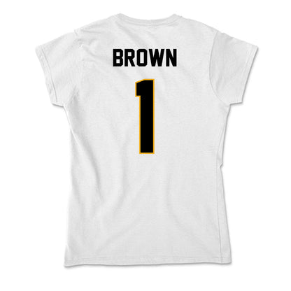 Missouri - NCAA Women's Basketball : DeMyla Brown - Soft Style Women’s T-Shirt-1