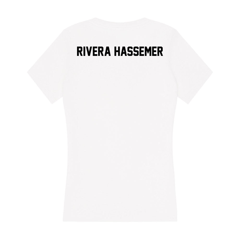 Missouri - NCAA Women's Track & Field : Sophia Rivera Hassemer - Women's V-Neck T-Shirt-1