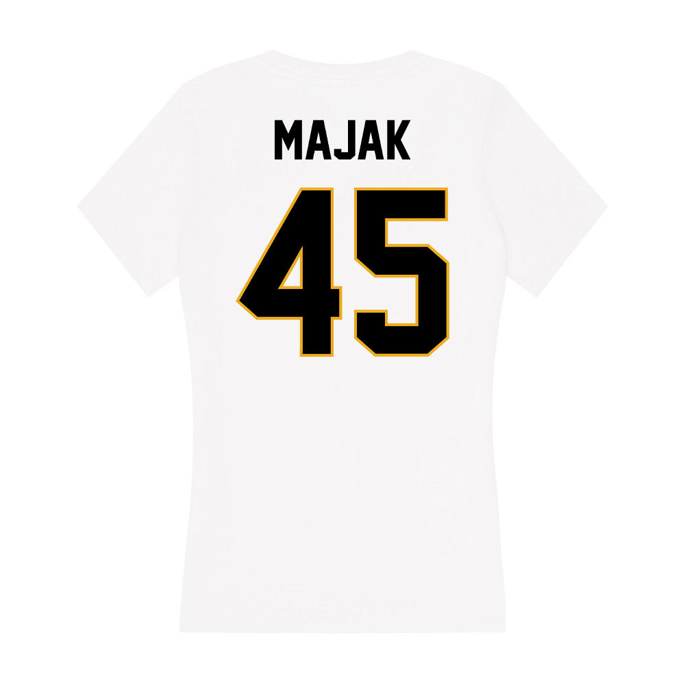 Missouri - NCAA Men's Basketball : Mark Majak - Women's V-Neck T-Shirt-1