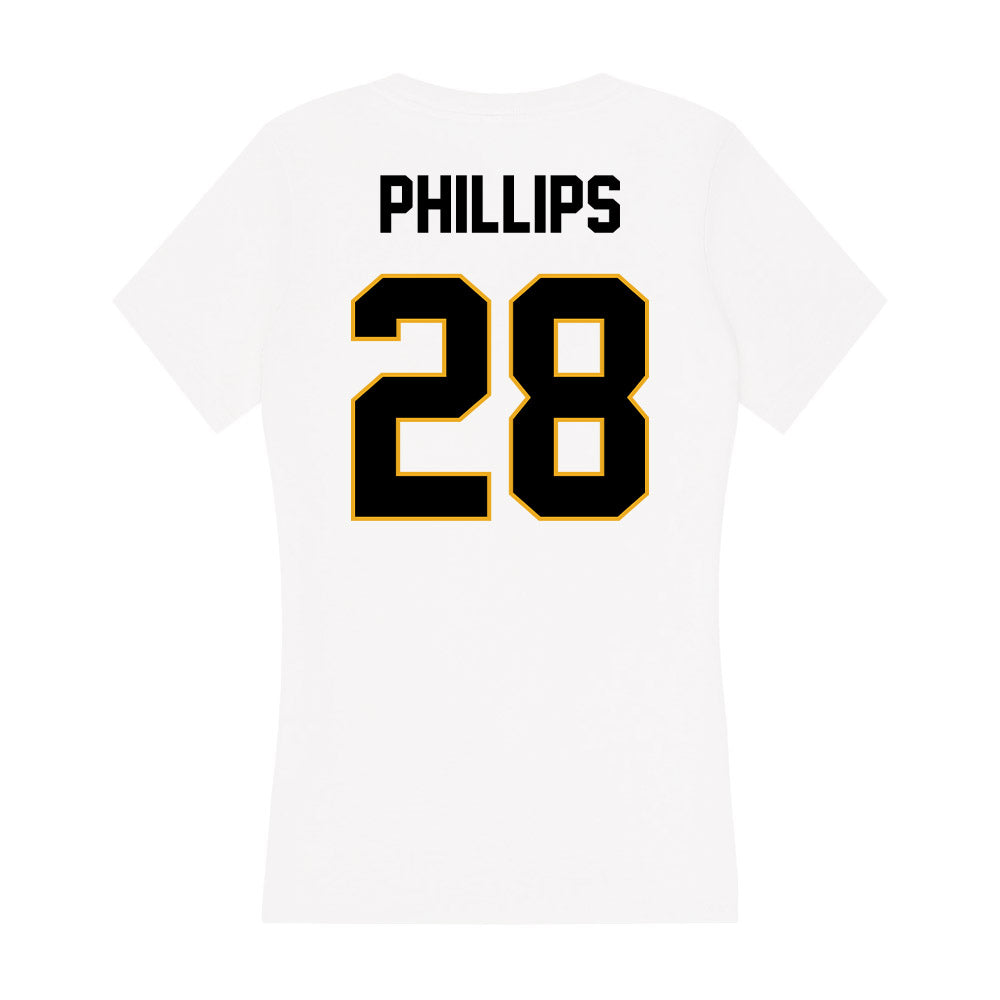 Missouri - NCAA Softball : Chan'tice Phillips - Women's V-Neck T-Shirt-1