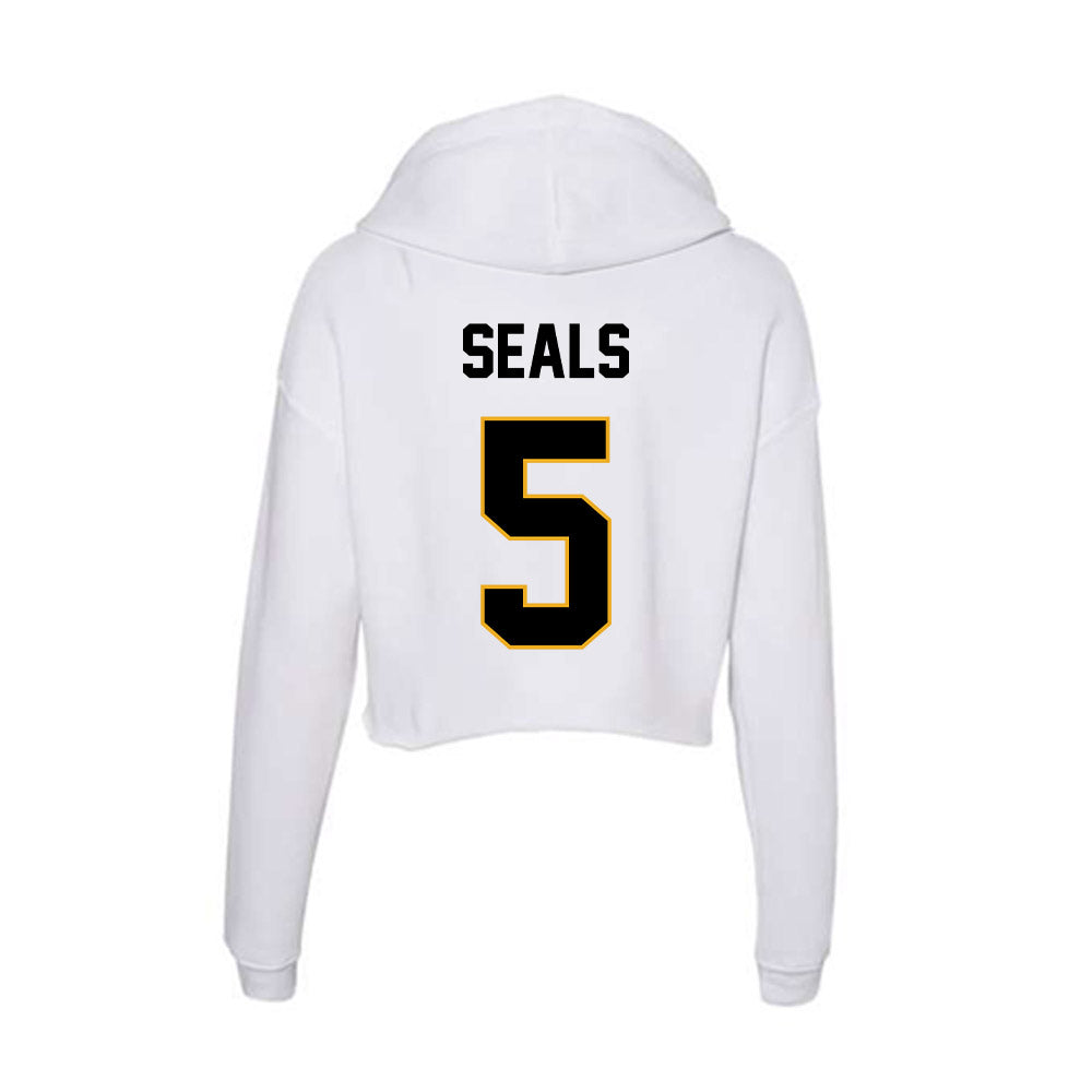 Missouri - NCAA Baseball : Pierre Seals - Women's Crop Fleece Hoodie-1