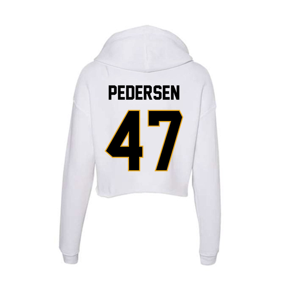 Missouri - NCAA Baseball : Ben Pedersen - Women's Crop Fleece Hoodie-1