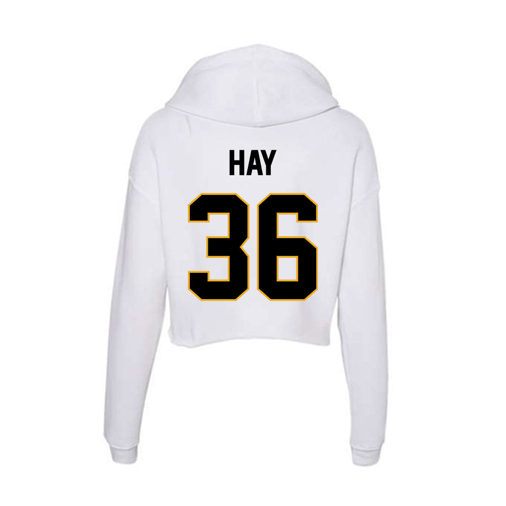 Missouri - NCAA Softball : Abby Hay - Women's Crop Fleece Hoodie-1