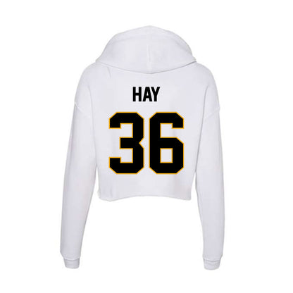 Missouri - NCAA Softball : Abby Hay - Women's Crop Fleece Hoodie-1