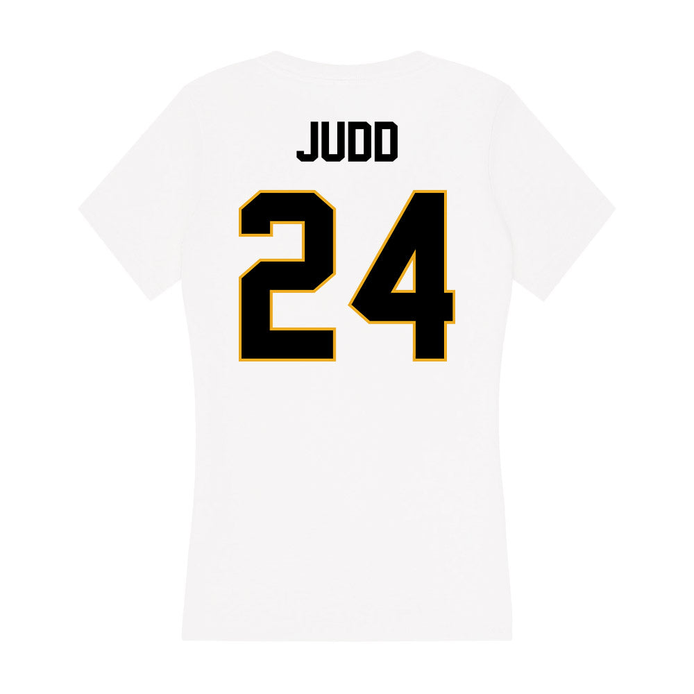 Missouri - NCAA Women's Basketball : Ashton Judd - Women's V-Neck T-Shirt-1