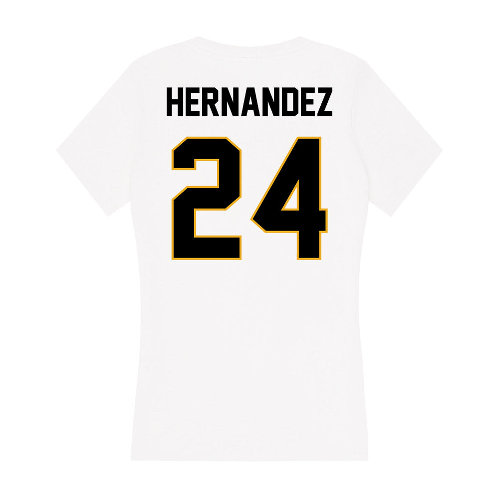 Missouri - NCAA Baseball : Jedier Hernandez - Women's V-Neck T-Shirt-1