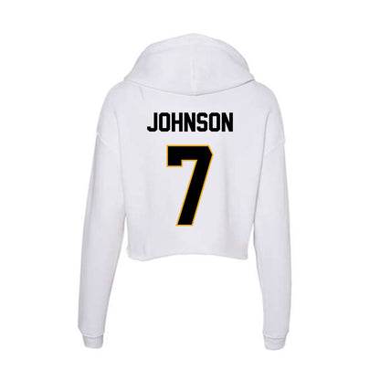 Missouri - NCAA Women's Volleyball : Kimani Johnson - Women's Crop Fleece Hoodie-1