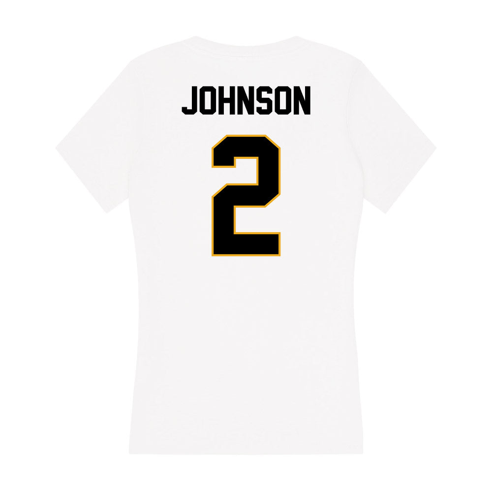 Missouri - NCAA Football : Marquis Johnson - Women's V-Neck T-Shirt-1