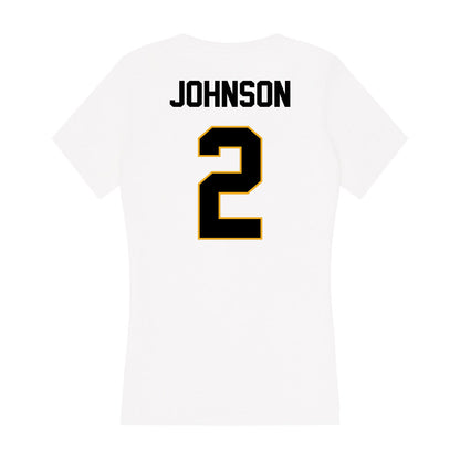 Missouri - NCAA Football : Marquis Johnson - Women's V-Neck T-Shirt-1