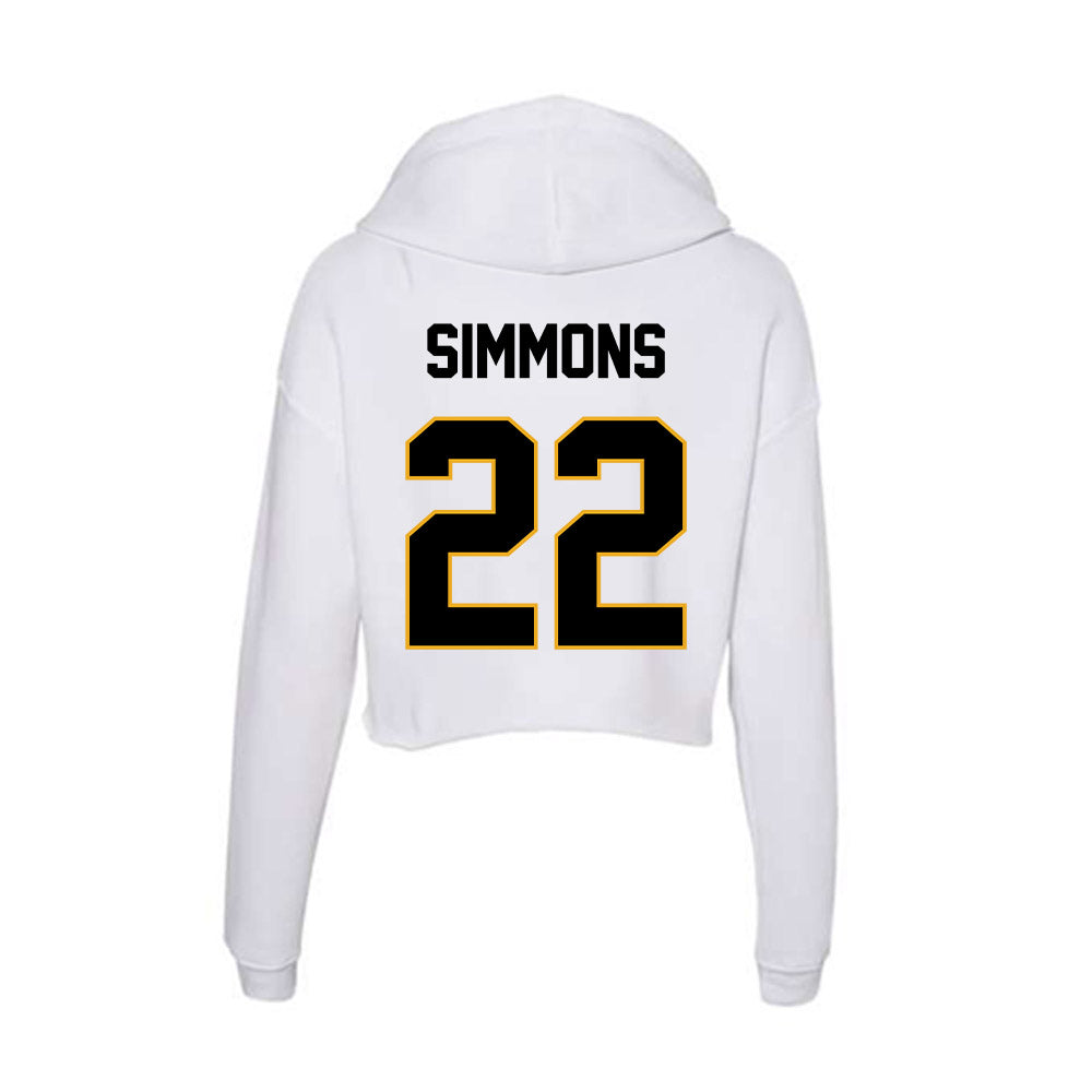 Missouri - NCAA Women's Soccer : Kylee Simmons - Women's Crop Fleece Hoodie-1