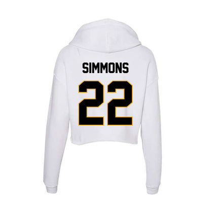 Missouri - NCAA Women's Soccer : Kylee Simmons - Women's Crop Fleece Hoodie-1