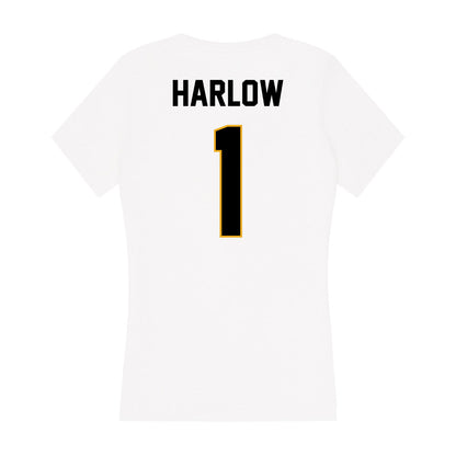 Missouri - NCAA Men's Track & Field : Kannon Harlow - Women's V-Neck T-Shirt-1