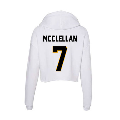 Missouri - NCAA Football : Chris McClellan - Women's Crop Fleece Hoodie-1