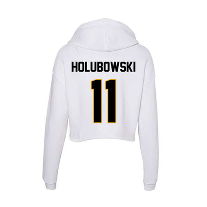 Missouri - NCAA Baseball : Jack Holubowski - Women's Crop Fleece Hoodie-1